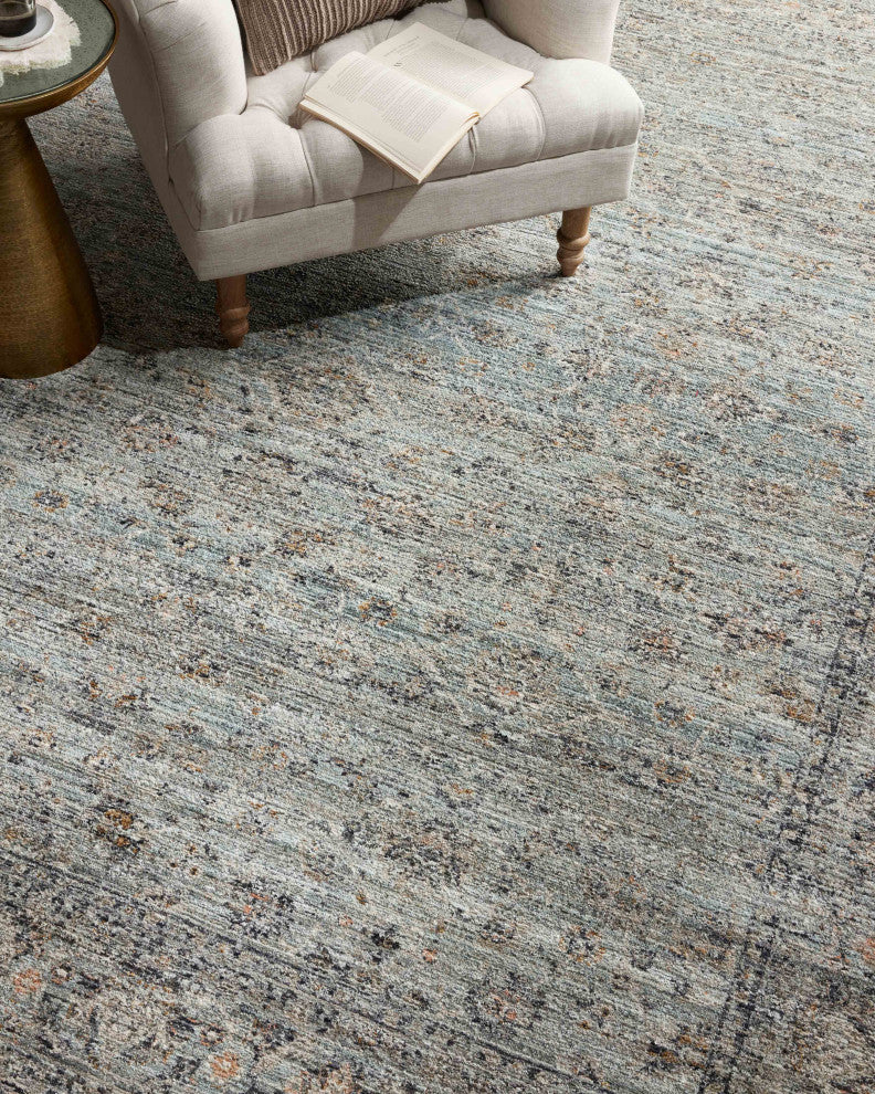 Jean Stoffer x Loloi Katherine Ocean / Gold 7'-10" x 10' Area Rug
