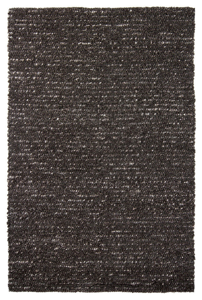 Anni Contemporary Area Rug, Charcoal, 7'9"x10'6" Rectangle