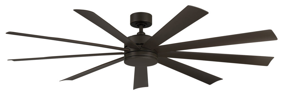 Wynd XL Indoor/Outdoor Smart Ceiling Fan, 72", Bronze, 2700K Light Kit