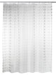 Clear PVC-Free Shower Curtain, Loupe