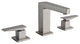 Latoscana QUPW214 Widespread Lavatory Faucet With  Lever Handles, Brushed Nickel