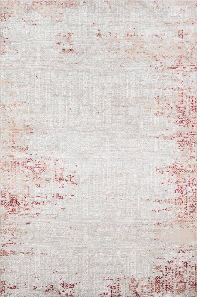 Momeni Genevieve Polyester Area Rug, Red, 7''9" X 9''10"