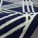 Capri Hex Indoor/Outdoor Rug Navy 2'x8'