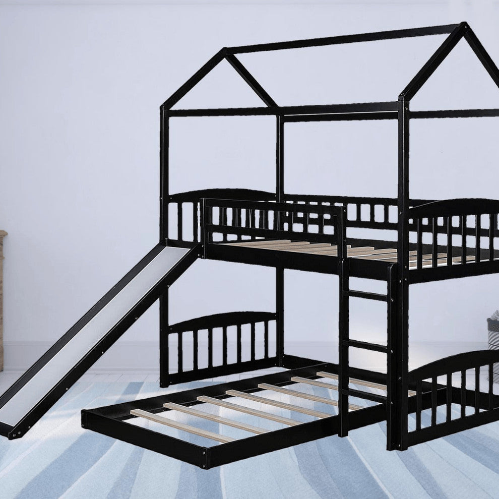 Espresso Full Over Full Contemporary Bunk Bed