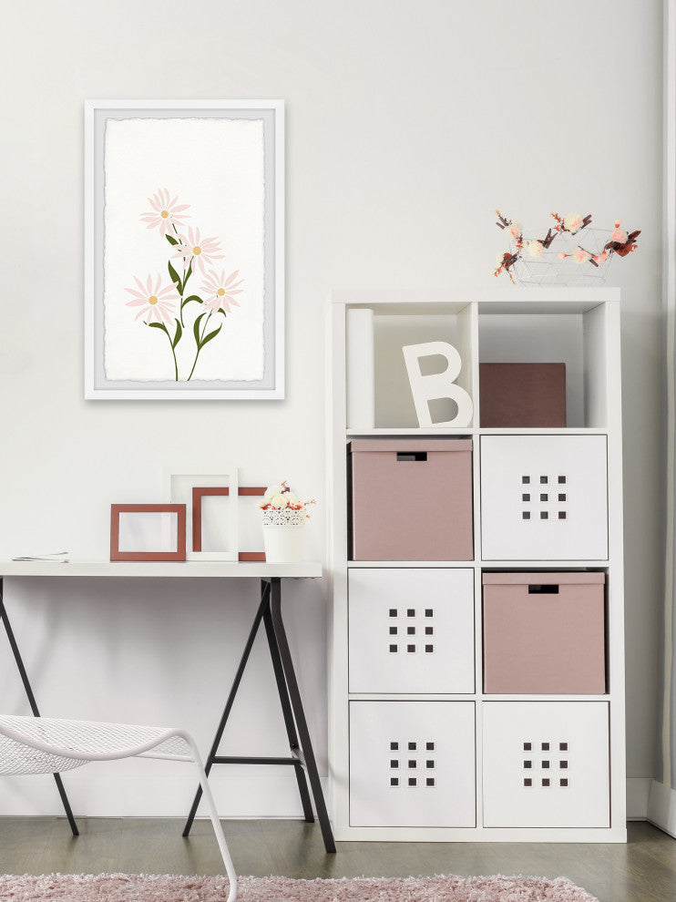 "Thin Petals" Framed Painting Print, 16x24