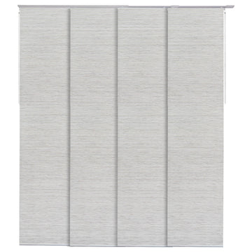Adjustable Sliding Panel Track Blind 45.8"-86" W x 96" L, Classic, Marble
