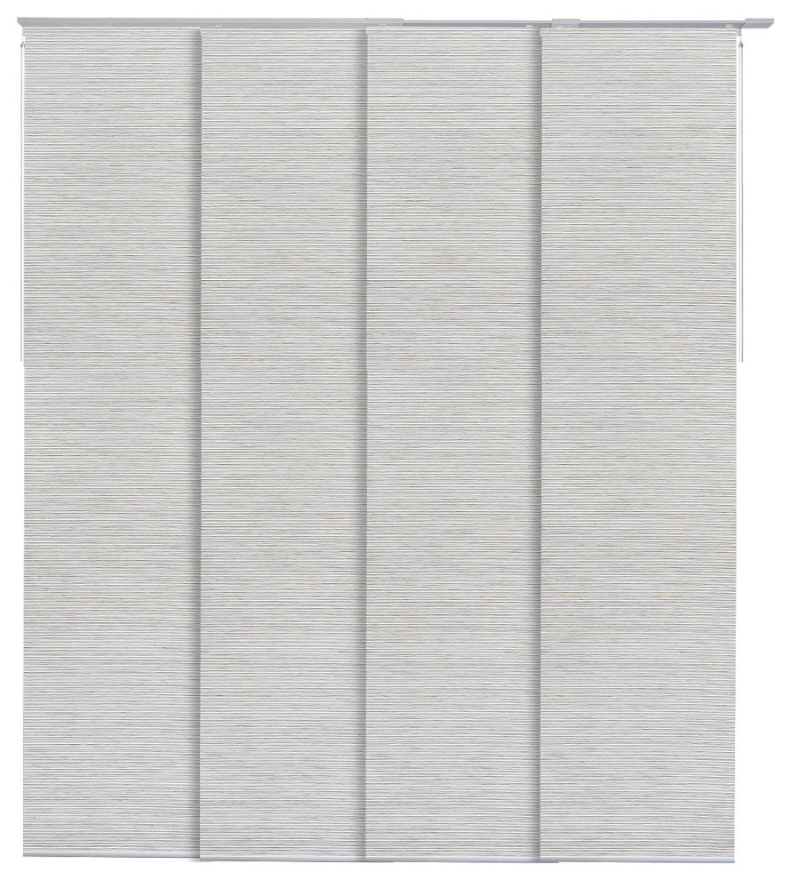 Adjustable Sliding Panel Track Blind 45.8"-86" W x 96" L, Classic, Marble