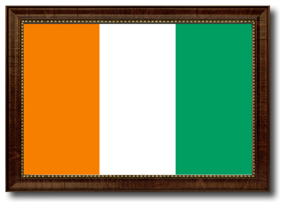 Cote D'Ivoire Country Flag Canvas Print, 15"x21"