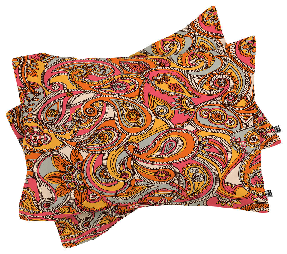 Deny Designs Valentina Ramos Spring Paisley Pillow Shams, King