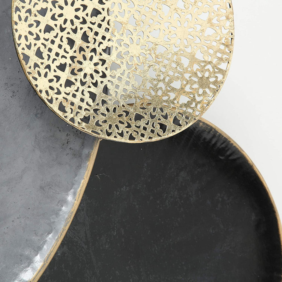 Modernist Floating Roundels Wall Decor, 39.25 Inches