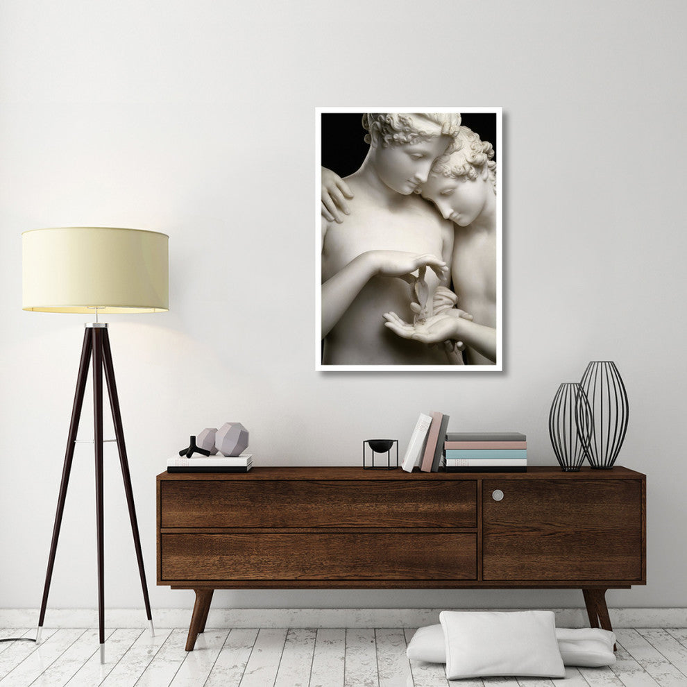 "Cupid and Psyche (Detail)" Digital Paper Print by Antonio Canova, 33"x46"