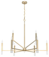 Hunter Sunjai Alturas Gold 9 Light 2-Tier Chandelier Light