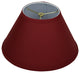 Fenchel Shades 6"x13"x8" Brass Spider Attachment Empire Lamp Shade, Linen Brick