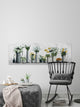 "White and Yellow Flowers" Painting Print on Wrapped Canvas