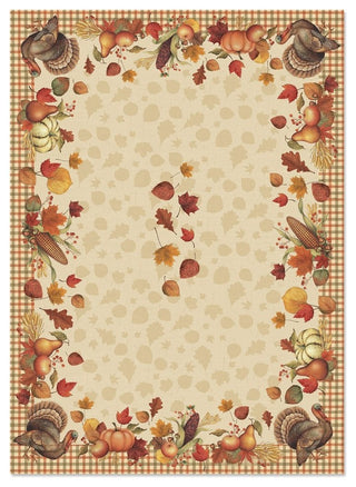 Laural Home Bountiful Harvest 70" X 144" Tablecloth
