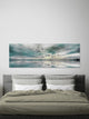 "Birds Skylight II" Painting Print on Wrapped Canvas, 60"x20"