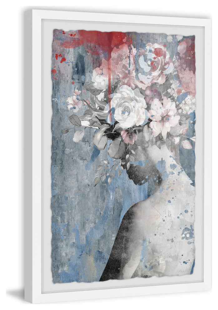 "Be Bold Enough" Framed Painting Print, 12x18