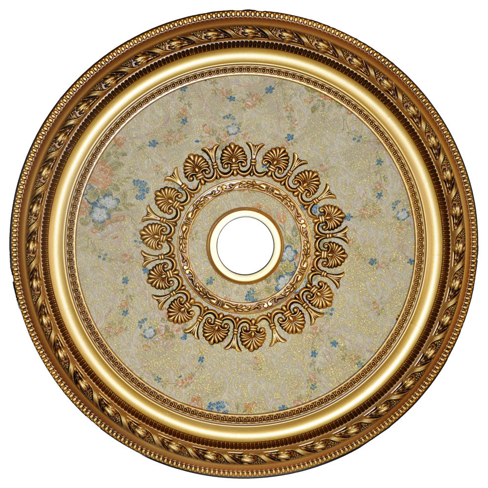 Artistry Lighting, Round 32" Antique Gold Ceiling Medallion (ART80-F-081)