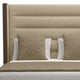 Nativa Interiors Irenne Horizontal Channel Bed, Flax, King, Medium 67"