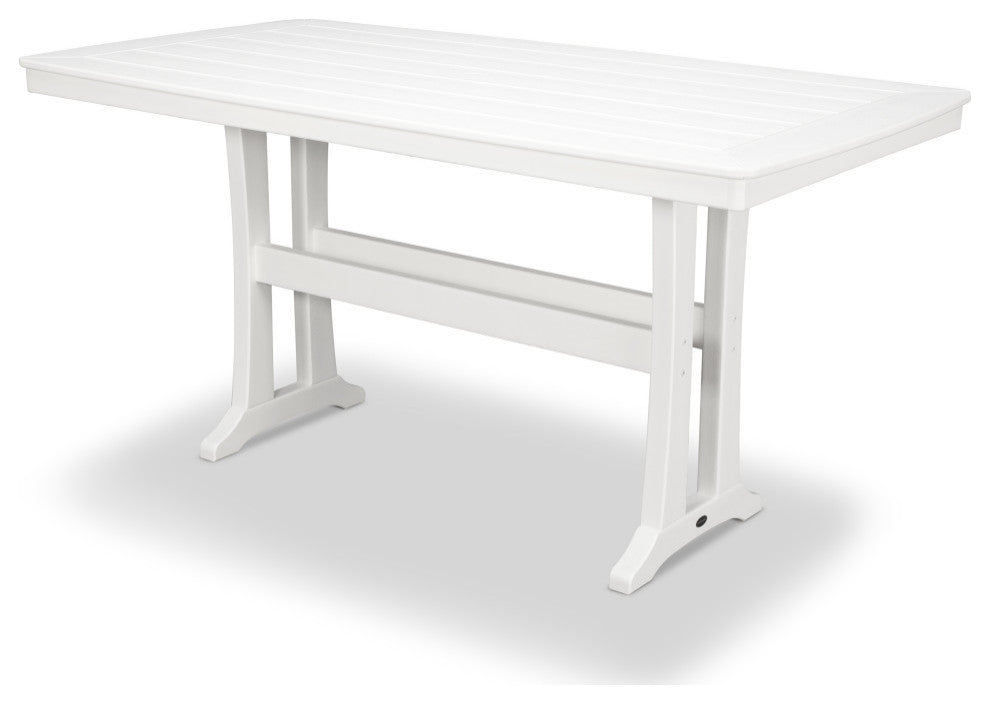 POLYWOOD Nautical Trestle Counter Table