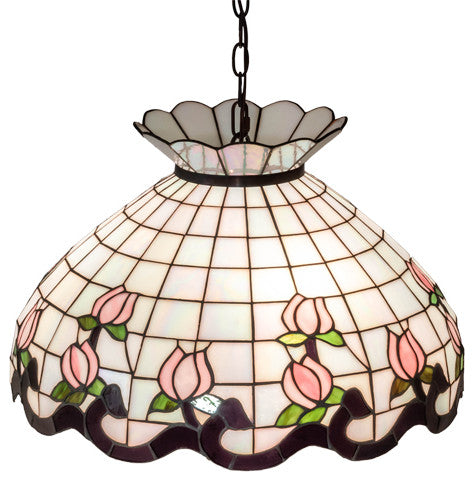 Meyda Lighting 232764 20" Wide Roseborder Pendant