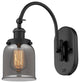 Bell Sconce, Matte Black, Plated Smoke, Plated Smoke