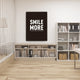 Mod Made "Smile More" Canvas Wall Art, 11"x16"