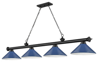 Zlite 2306-4MB-MNB 4-Light Billiard, Navy Blue