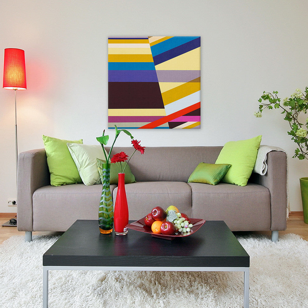 "Intuitive Linearity" by Richard Blanco, 37"x37"