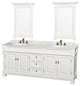 Andover Double Bathroom Vanity With Mirrors, 80"