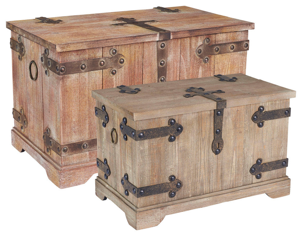 2 Piece Decorative Trunks