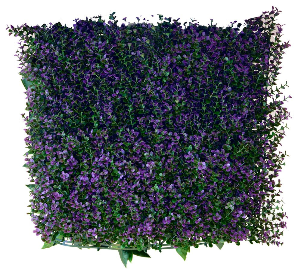 Artificial Lavender Wall Panels, Set of 4, 20"x20"