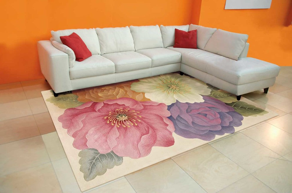 Nourison Tropics 8' x 11' Multicolor Contemporary Indoor Area Rug