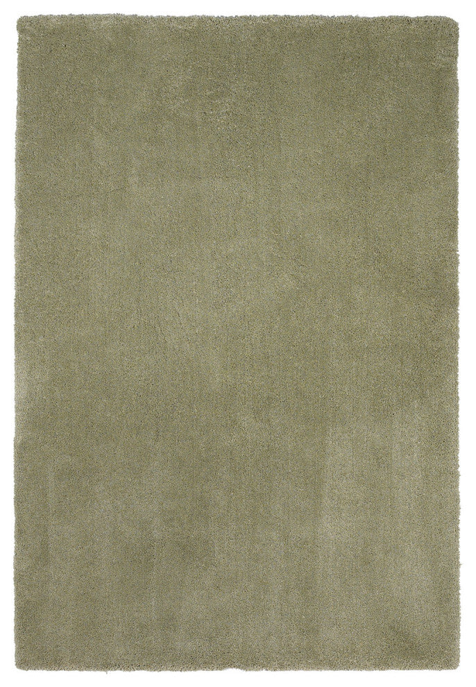 KAS Bliss 1568 Sage Shag Area Rug, 8' x 11'