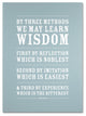 ''Three Ways to Wisdom'' Canvas Art by Megan Romo