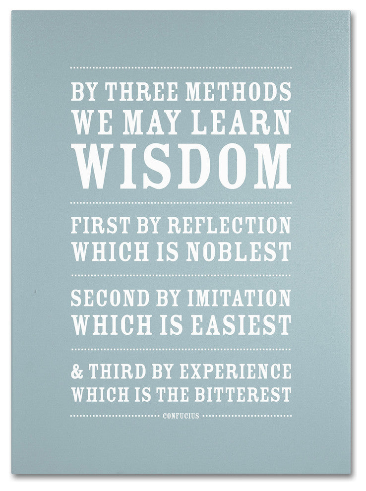 ''Three Ways to Wisdom'' Canvas Art by Megan Romo