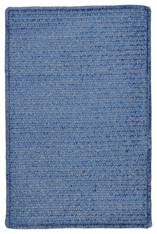 Simple Chenille M501 Petal Blue Kids/Teen Area Rug, Rectangular 2'x4'