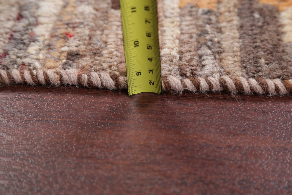 Consigned, Gabbeh Hand-Knotted Persian Novelty Oriental Area Rug Wool, 5'5"X3'2"