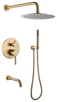 Classic 3-Function Pressure Balanced Complete Shower System With Rough-in Valve,