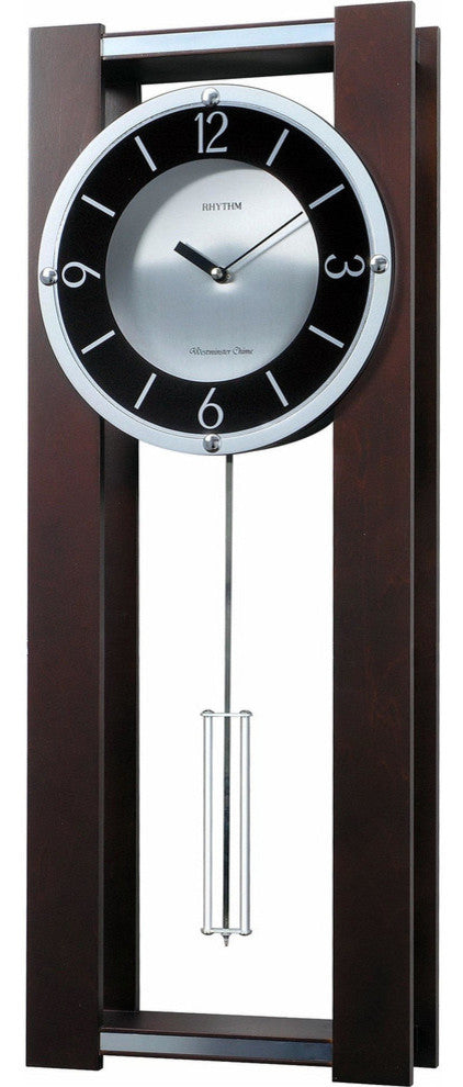 Musical, Chiming Wooden Wall Clock, WSM Espresso II, CMJ541UR06