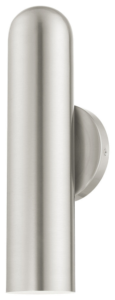 Brushed Nickel Mid Century Modern, Urban, Scandinavian Single Sconce