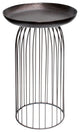 Contemporary Aviary Accent Table Large Dark Bronze - Brown