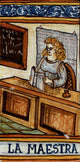 Italian Ceramic Tile, La Maestra, Teacher