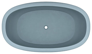 Avalon NativeStone Freestanding Soaking Tub, Ocean, 62"