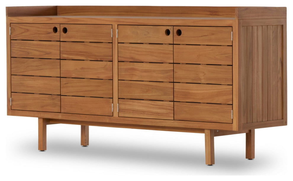 Lula Outdoor Sideboard Natural Teak, Fsc