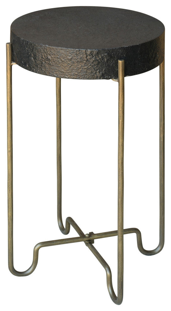 Black And Gold Side Table