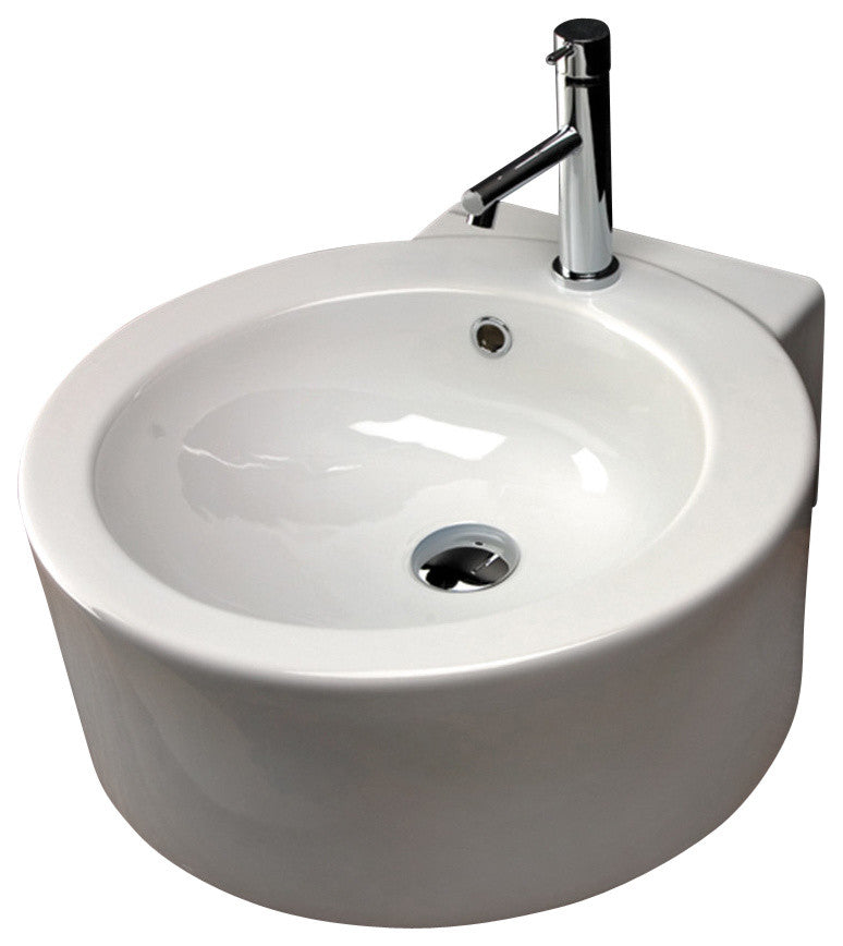 Lacava Open Space Collection Lavatory, White