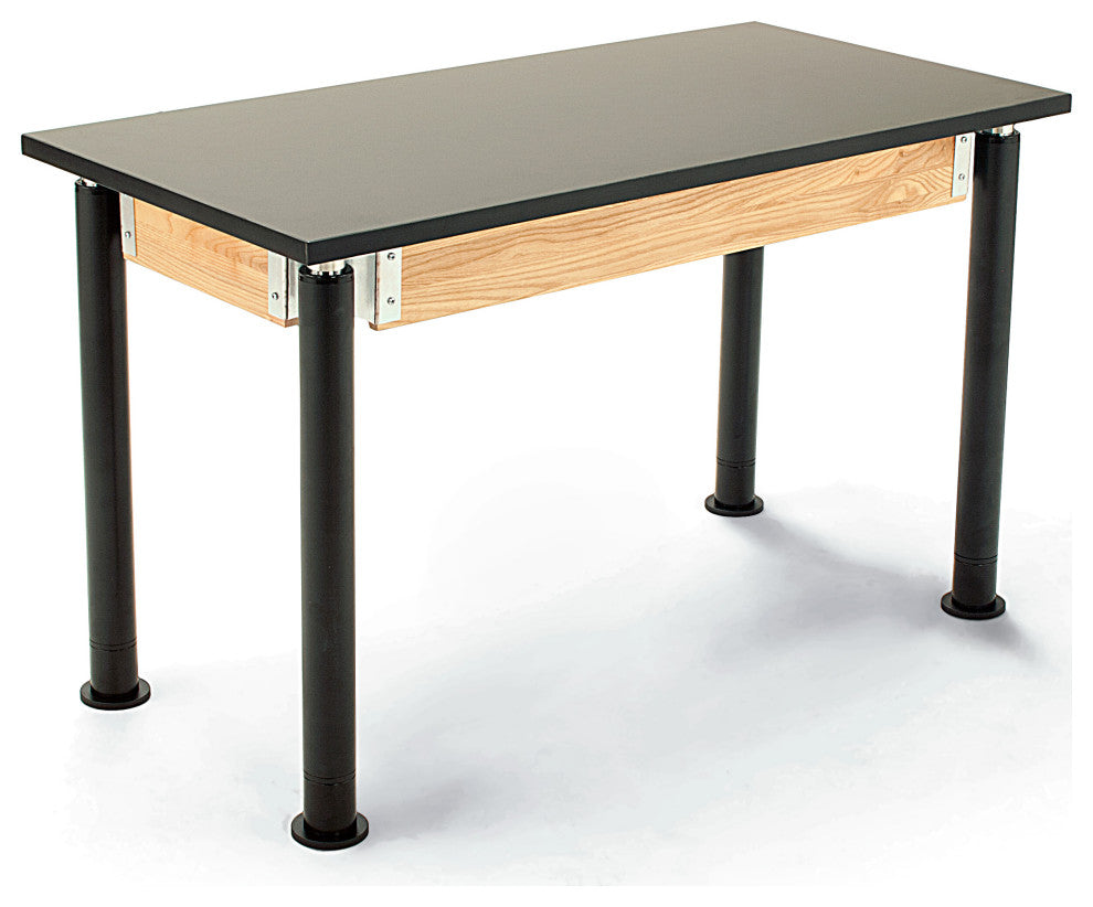 NPS Signature Science Lab Table, Black, 24 x 60, Phenolic Top