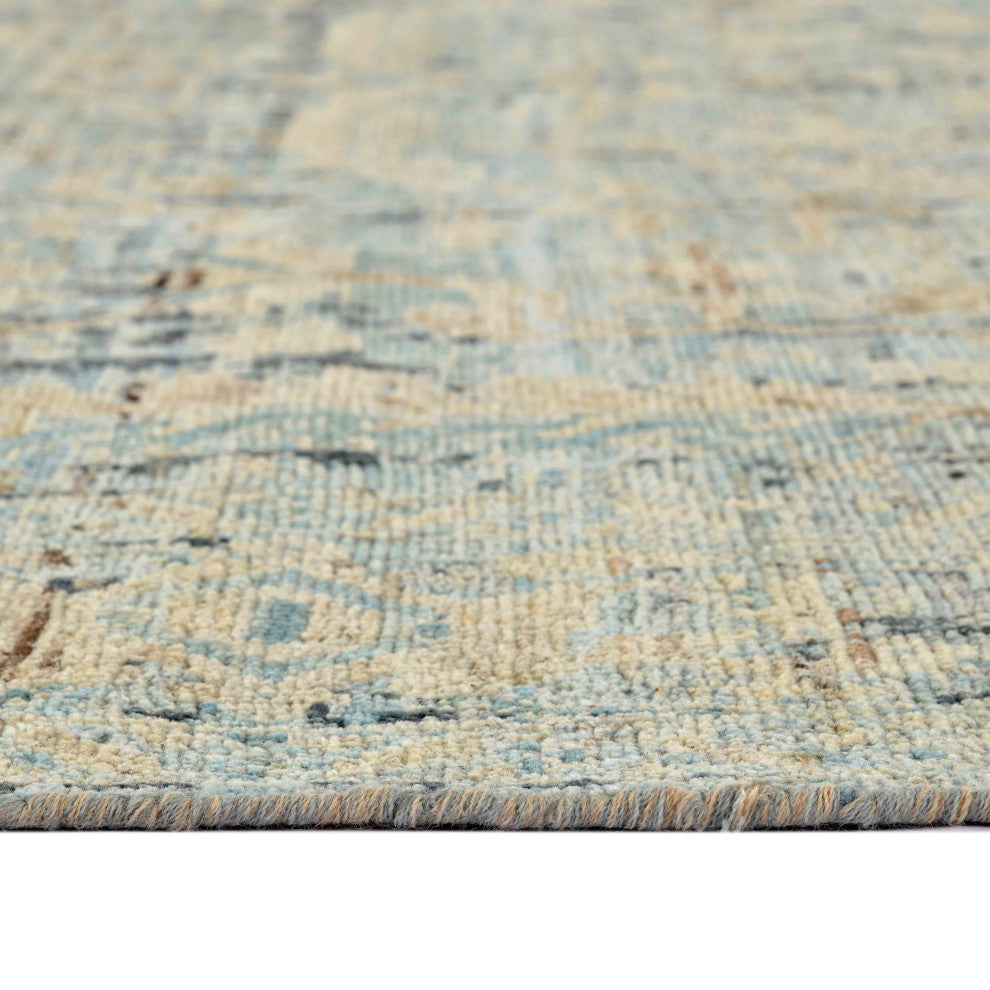 Craft Amerson Area Rug, Off White, 9' x 12', Bordered