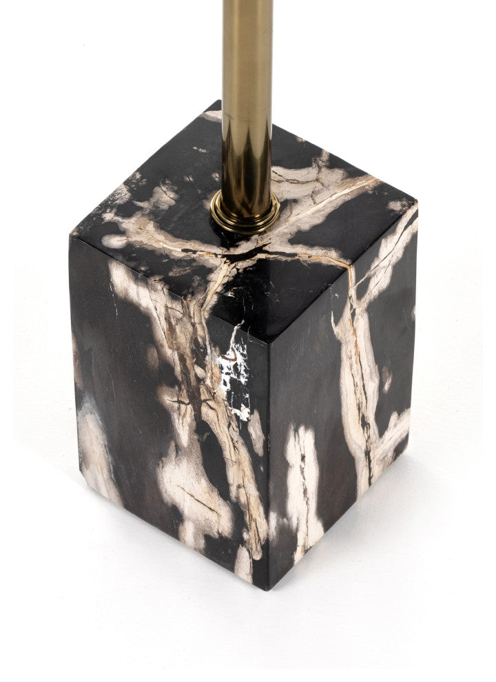 Bevin End Table, Dark Petrified Wood